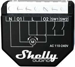 Unité de commande Shelly pour volets Qubino Wave avec fonction Z‑Wave