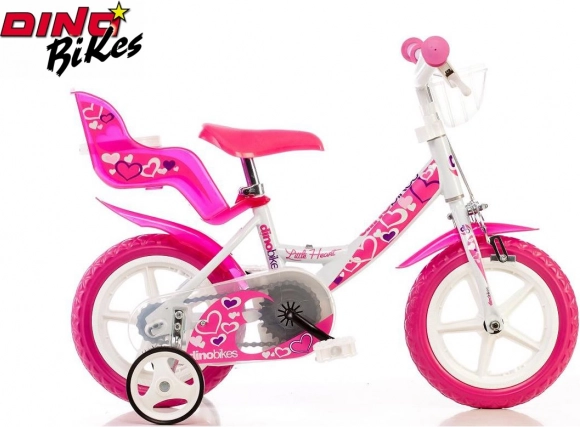 Dino Bikes Vélo enfant blanc 12" 2017