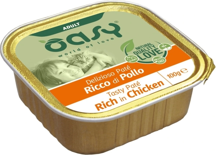 Oasy Tasty Pate Adult pâté au poulet 100 g