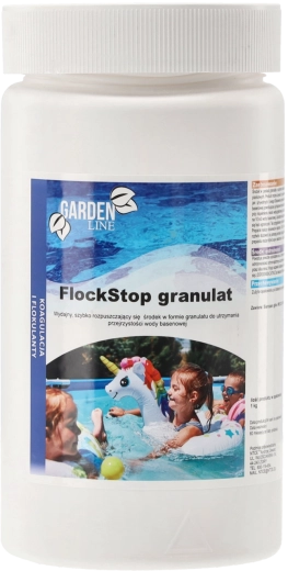 FlockStop granulé 1 kg – agent coagulant pour une eau de piscine cristalline