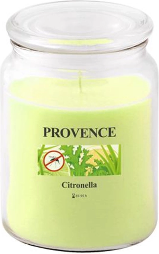 Bougie parfumée en verre à la citronnelle PROVENCE 95 heures