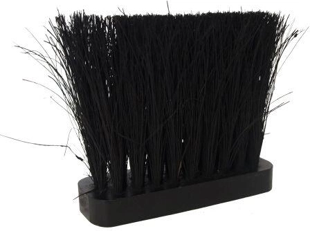 Brosse de cheminée en bois avec fibre de coco NOIR – pièce de rechange