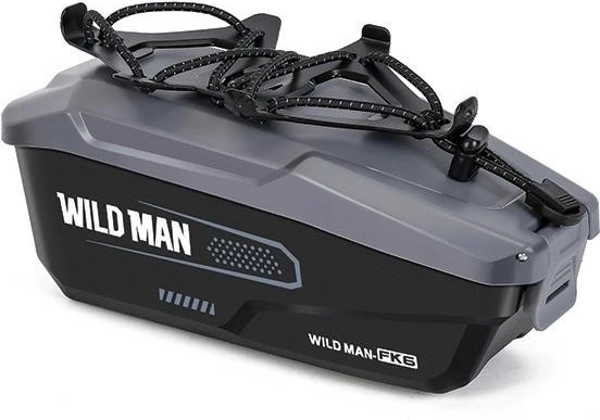 Sacoche de cadre de vélo WILD MAN avec support de téléphone FK6 gris-noir