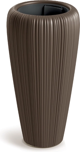 Pot de fleurs Orobo 39,5 cm couleur noisette