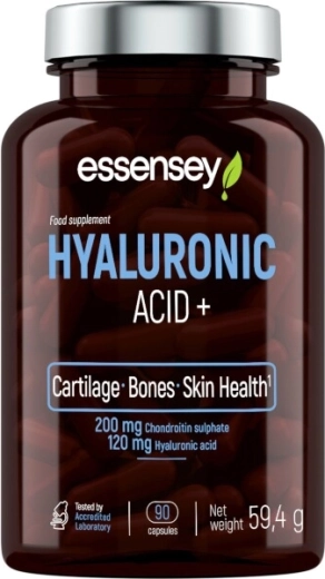 Essensey acide hyaluronique + chondroïtine, L‑proline et vitamine C – 90 gélules