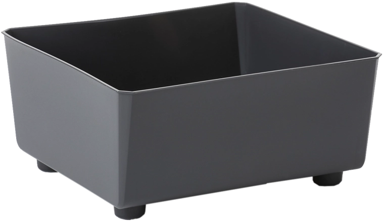 Cache-pot SAGA anthracite 28,5 × 28,5 cm