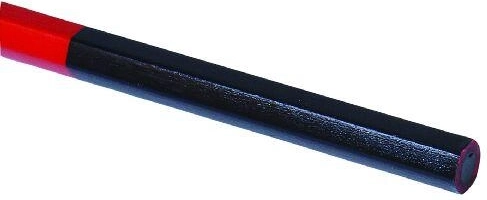 Crayons de chantier HB rouge/bleu (12 pièces)