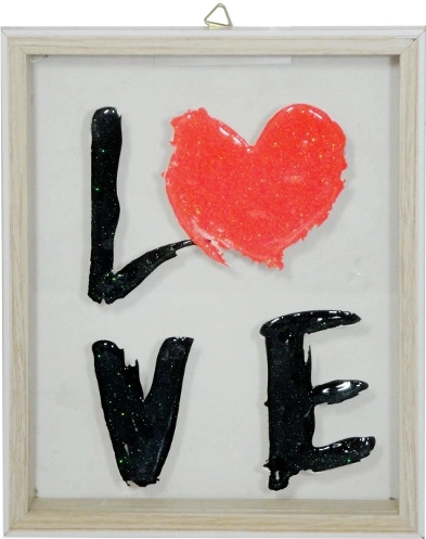 Tableau Love dans un cadre 20 × 30 cm