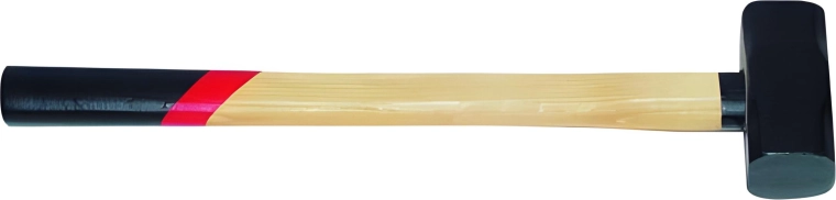 Masse pour pierre 6 kg avec manche en bois