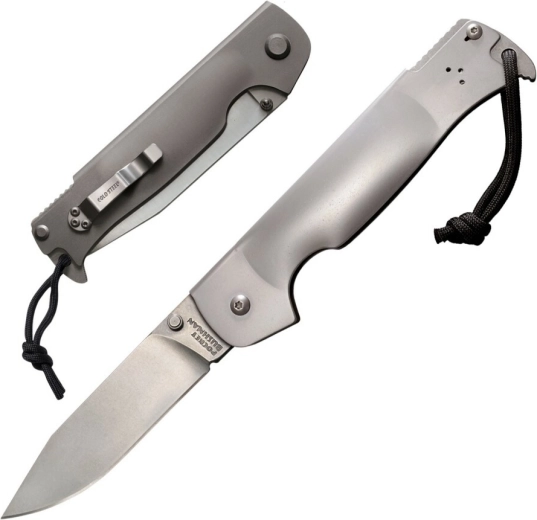 Couteau pliant Cold Steel Pocket Bushman 11,4 cm en acier inoxydable