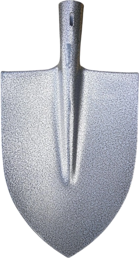 Bêche pointue sans manche, finition martelée
