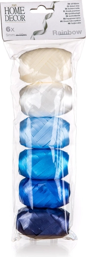 Ruban Rainbow 10 m mix de couleurs 6 pcs
