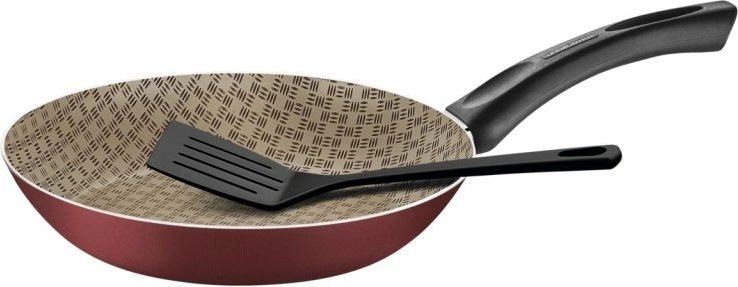 Tramontina Paris poêle avec spatule 28 cm, bordeaux