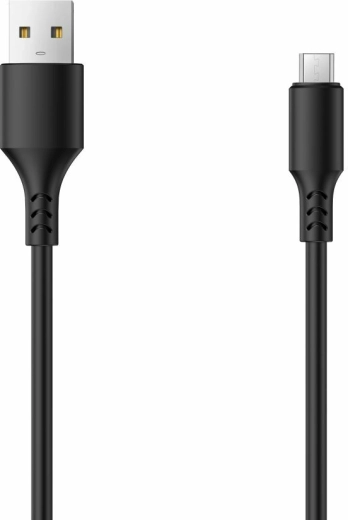 Setty Câble USB – microUSB 1 m 1 A noir