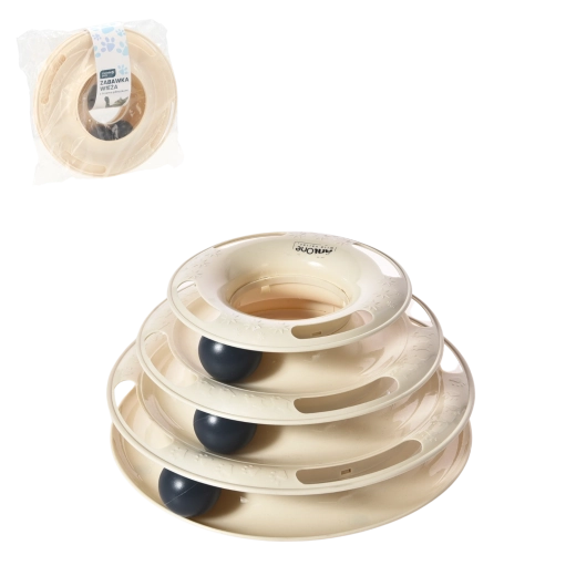 Tour interactive avec balles pour chats