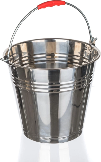 Seau en inox 10 L avec poignée confortable
