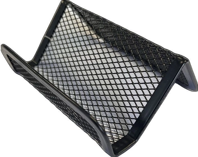 Support de cartes de visite en métal ICO – noir