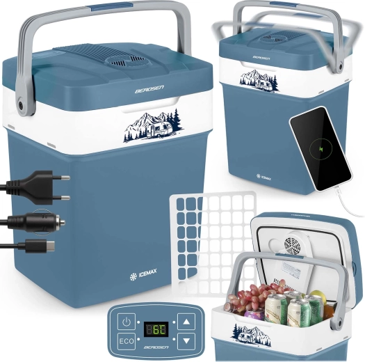 Glacière portable BERDSEN Icemax 29 l avec mode ECO – bleu
