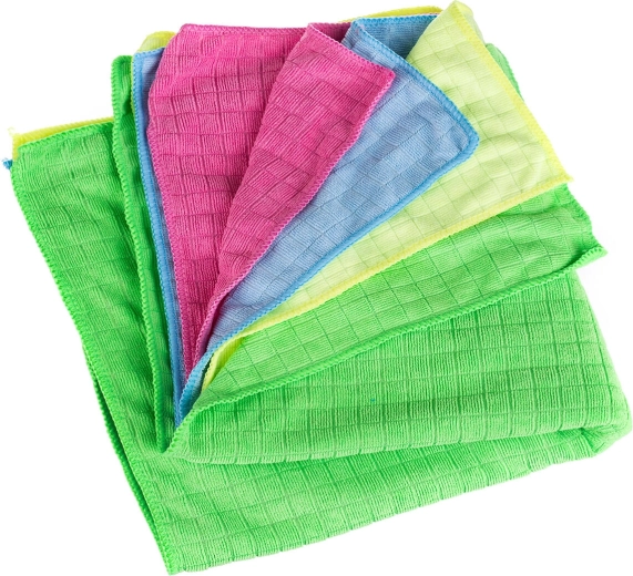 Chiffon suédois en microfibre 50 × 60 cm, 250 g/m² – assortiment de couleurs