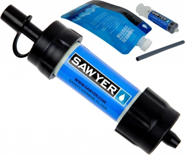 Filtre à eau de voyage Sawyer Mini bleu - 1 pièce