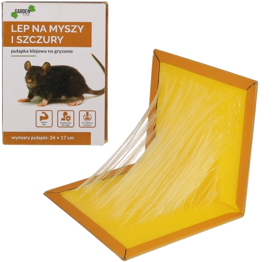 Piège collant pour souris et rats 24 × 17 cm