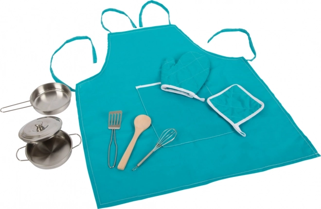 Set de cuisine avec tablier pour enfant
