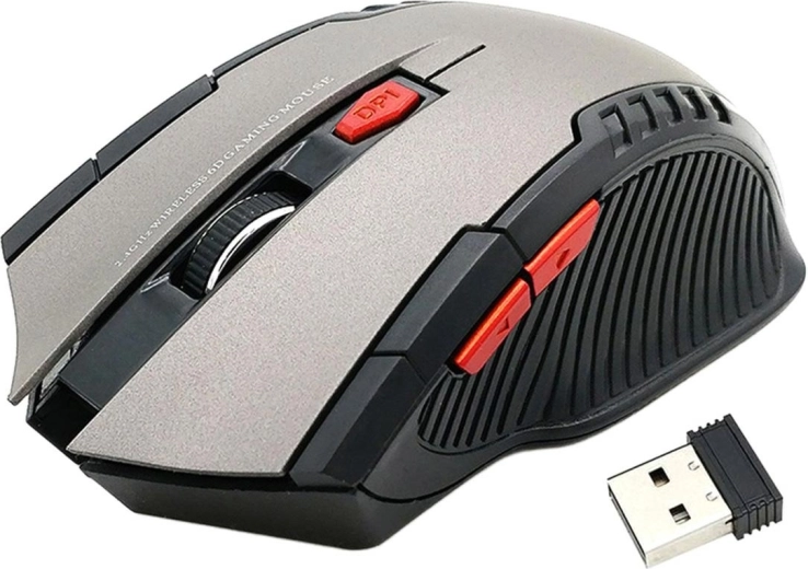 Ak303b souris de jeu sans fil silv