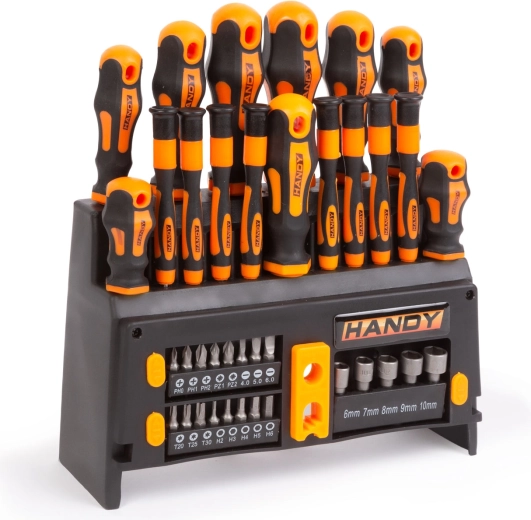 Kit de tournevis Handy avec support, 39 pièces