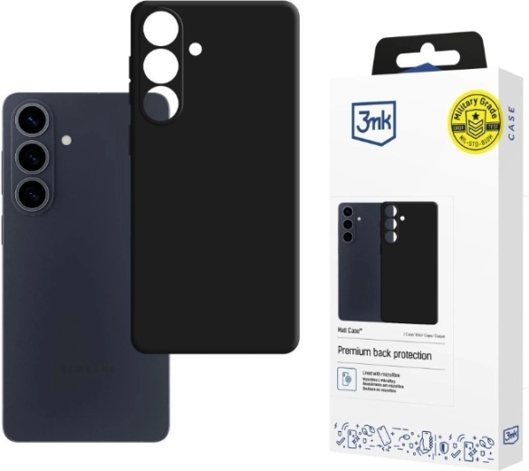 Coque mate pour Samsung Galaxy S26+ noire