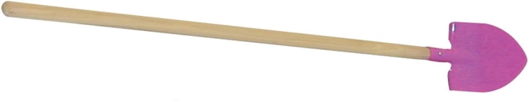Pelle cœur pour enfants avec manche en bois 75 cm