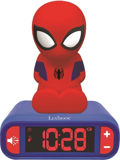 Réveil avec veilleuse 3D Spider-Man