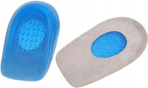 Talons en gel avec rembourrage en tissu taille L - bleu