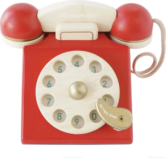Téléphone rétro en bois pour enfants Le Toy Van