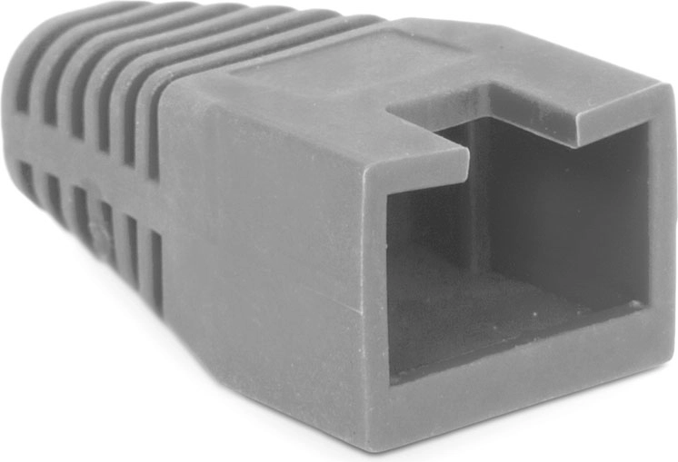 Protection anti-cassure en caoutchouc pour câble RJ45 grise - 1 pièce