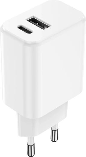 Chargeur secteur Setty 20 W avec USB‑C et USB