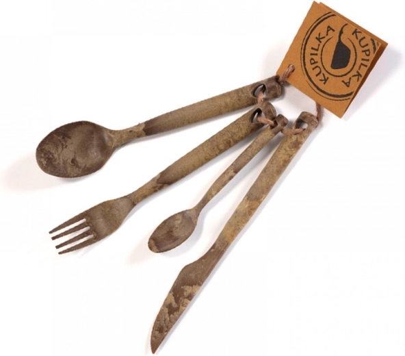 Couverts de camping KUPILKA Cutlery Brown