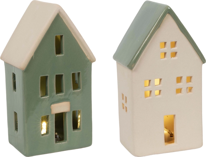 Maison LED de Noël 15,5 cm