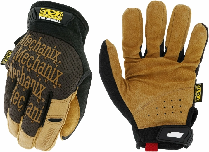 Gants de travail en cuir Mechanix Durahide Original, taille S/8