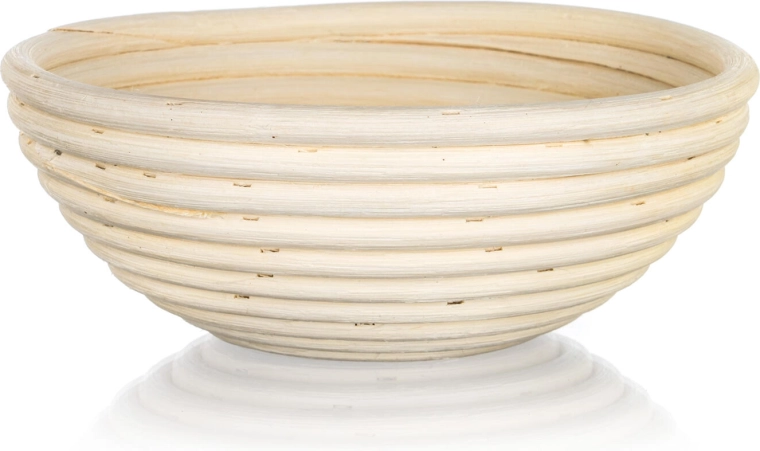 Panier rond de fermentation pour pain 21 cm avec motif trèfle à quatre feuilles