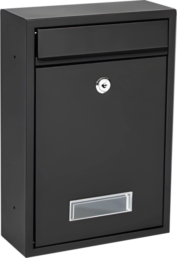 Boîte aux lettres RENEW FORCE noire 32 × 21,5 × 8,5 cm - 1 pièce