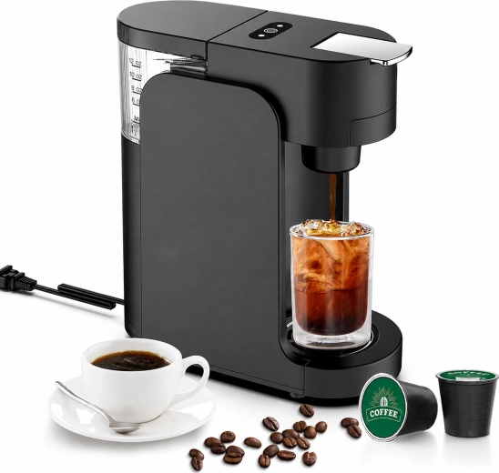 Machine à café à capsules 1450 W, 3,5 bar, noire - 1 pièce