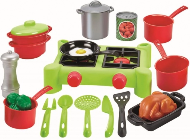Set de cuisson avec ustensiles et accessoires