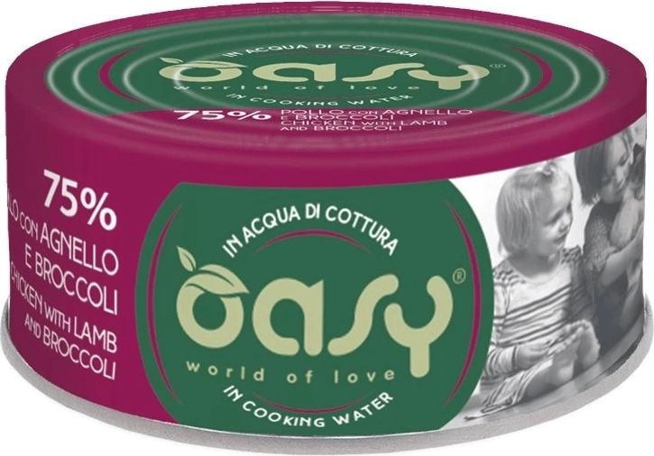 Oasy More Love poulet avec agneau et brocoli 70 g