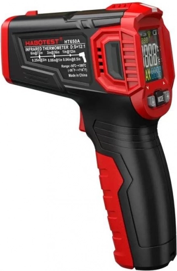 Thermomètre infrarouge sans contact Habotest avec écran LCD