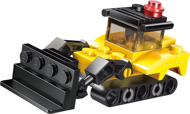 Kit de construction QMAN Hyperfunction Tactical Unit – bulldozer 3-en-1