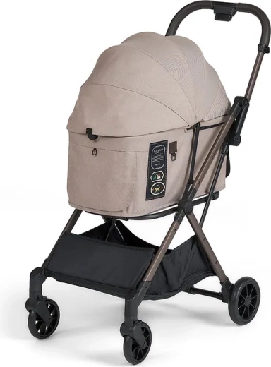 Poussette FIKAGO pour chiens et chats Sandy Beige