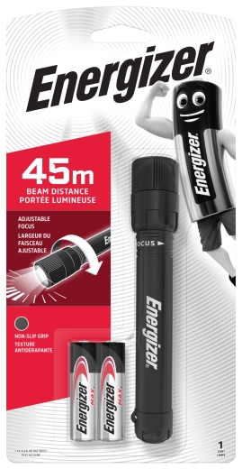 Energizer lampe de poche X‑Focus LED pour 2× AA
