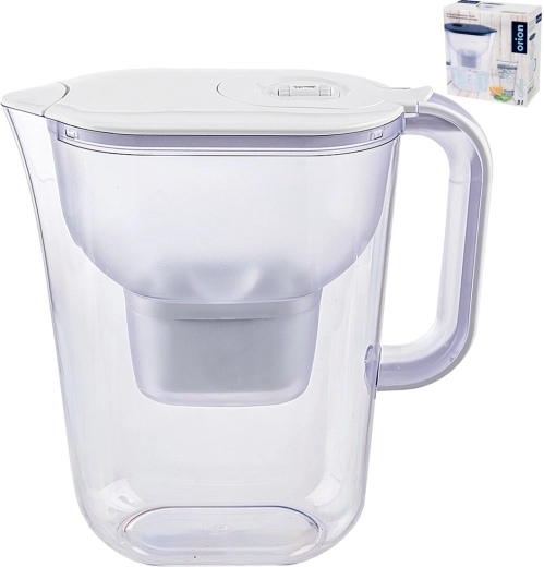 Carafe filtrante UH Carbo 3 l blanche avec filtre
