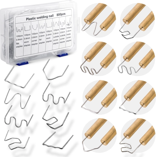 Set de agrafes pour soudeuse de plastiques 800 pcs Humberg