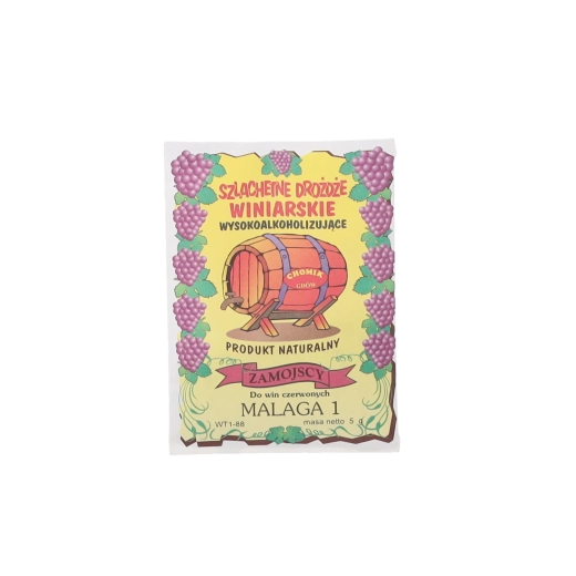 Levures œnologiques Malaga 1 pour vins de dessert et fruités 5 g